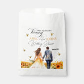 彼女のハニーのウェディングシャワー フェイバーバッグ (正面)