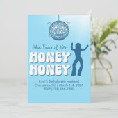 彼女のハニーハニーバチェロレッテパーティーの招待状を見つけた 招待状 (スタンド正面)