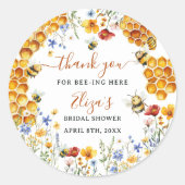 彼女のハニービー サンクス プリンスェスシャワー ラウンドシール (正面)