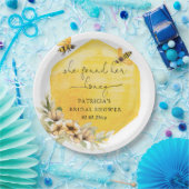 彼女のハニーフラワービー ブライダルシャワー ペーパープレート (パーティー)