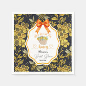 彼女のハニーブライダルシャワーが見つかった スタンダードカクテルナプキン (正面)