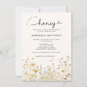 彼女のハニーブライダルシャワーの招待状を見つけた 招待状 (正面)