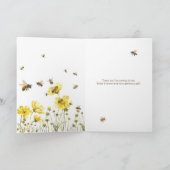 彼女のハニーブライダルシャワー サンキューカード (内部)