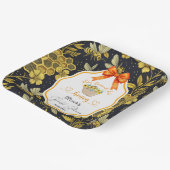 彼女のハニーブライダルシャワー ペーパープレート (傾斜あり)