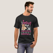 彼女のハートとゴールデンレトリバーで Tシャツ (正面フル)