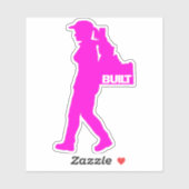 彼女のバックパッキングアイダホビニルデカール シール (シート)