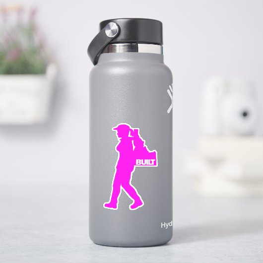 彼女のバックパッキングアイダホビニルデカール シール (HydroFlask)