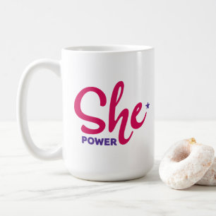 彼女のパワーマグ コーヒーマグカップ