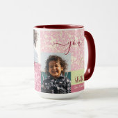 彼女のパーソナライズされたための写真コラージュ マグカップ (正面右)