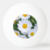 彼女のパーソナライズされたデイジーピンポンボールへの贈り物 卓球ボール (正面)