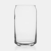 彼女のパーソナライズされたフローラピンクの弓のために ガラス缶 (左)