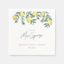 彼女のパートナーを見つけた レモンシャワーのウェディングシャワー