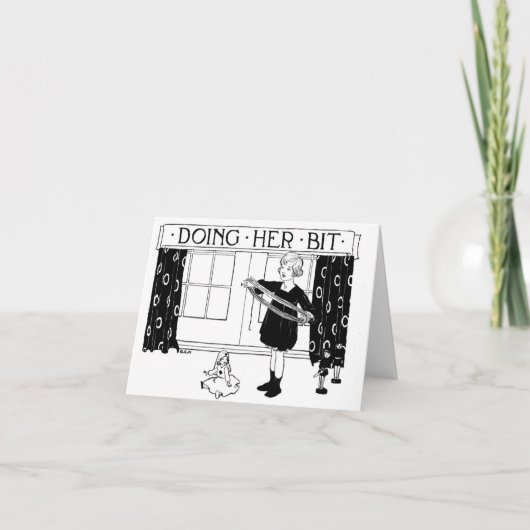 彼女のビットをする サンキューカード (正面)