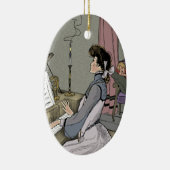 彼女のピアノ セラミックオーナメント (右)