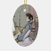 彼女のピアノ セラミックオーナメント (左)