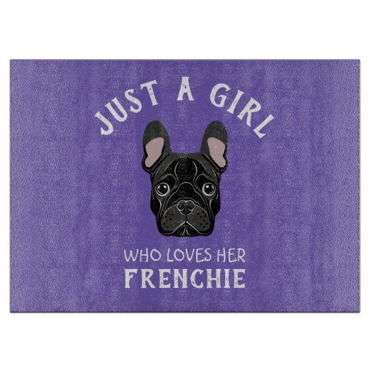 彼女のフランス人を愛しているだけの女の子 カッティングボード (正面)