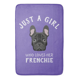 彼女のフランス人を愛しているだけの女の子 バスマット