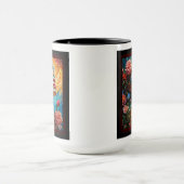 彼女のフローラはAIコンセプトアートを楽しむXzendor7 マグカップ (中央)