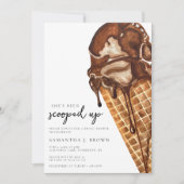 彼女のブライダルシャワーが当たった 招待状 (正面)