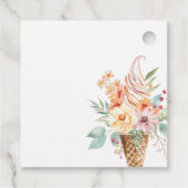 彼女のブライダルシャワーが計画された フェイバータグ (裏面)