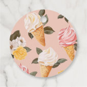 彼女のブライダルシャワーが計画された フェイバータグ (裏面)