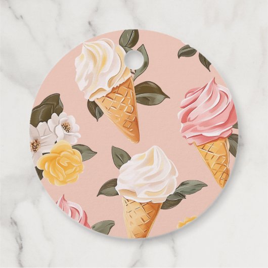 彼女のブライダルシャワーが計画された フェイバータグ (裏面)