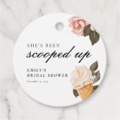 彼女のブライダルシャワーが計画された フェイバータグ (正面)