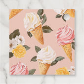 彼女のブライダルシャワーが計画された フェイバータグ (裏面)