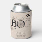 彼女のブーを見つけた ラスティック ハロウィン ウェディング シャワー 缶クーラー (缶正面)