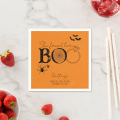 彼女のブーを見つけた ルージュ ハロウィン ブライダルシャワー スタンダードカクテルナプキン (インサイチュ)