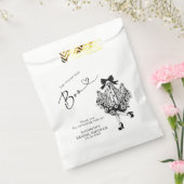 彼女のブーゴースト フローラル ブライダルシャワー フェイバーバッグ (封をした状態)