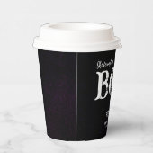 彼女のブーブラックハロウィンウェディングシャワー 紙コップ (右)