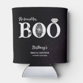 彼女のブーブラックハロウィンウェディングシャワー 缶クーラー (裏面)