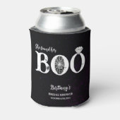 彼女のブーブラックハロウィンウェディングシャワー 缶クーラー (缶裏面)