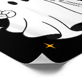 彼女のブー&アンプ;彼のブーおもしろいマッチングハロウィーン部屋 ポスター (角)