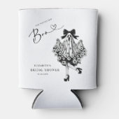 彼女のブー ゴースト フローラル ブライダルシャワー 缶クーラー (正面)