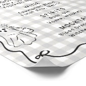 彼女のブー ハロウィン ウェディングシャワー ドリンク ポスター (角)