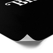 彼女のブー ブライズシャワー ウェルカムサイン ポスター (角)