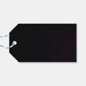 彼女のブー ブラック ハロウィン ウェディング シャワー ギフトタグ (裏面横)