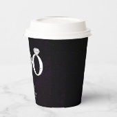 彼女のブー ブラック ハロウィン ウェディング シャワー 紙コップ (左)