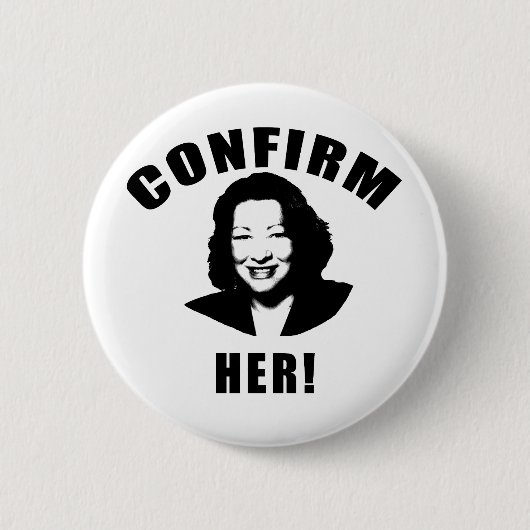 彼女のプロダクトを確認して下さい 缶バッジ (正面)