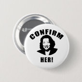 彼女のプロダクトを確認して下さい 缶バッジ (正面&裏面)