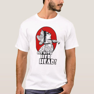彼女のヘッドロゴとを離れて Tシャツ