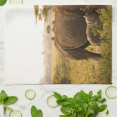 彼女のベビーとサイ キッチンタオル (折り畳み)