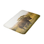 彼女のベビーとサイ バスマット (アングル)