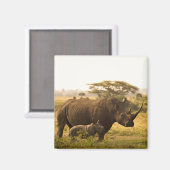 彼女のベビーとサイ マグネット (正面/裏面)