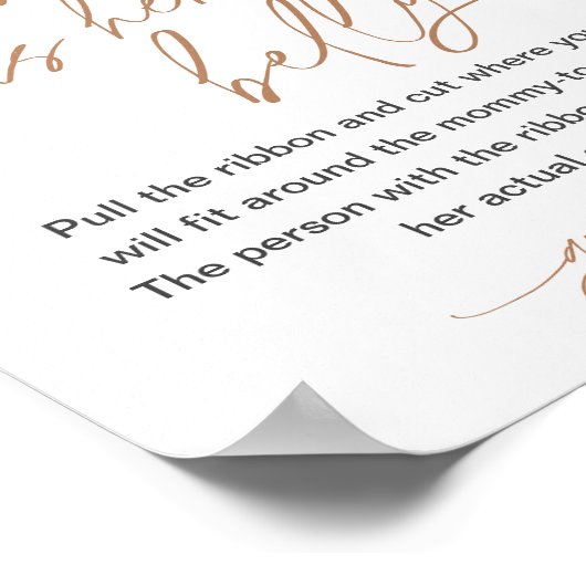 彼女のベリーゲームTwinkleスター赤ちゃんシャワーの大きさ ポスター (角)