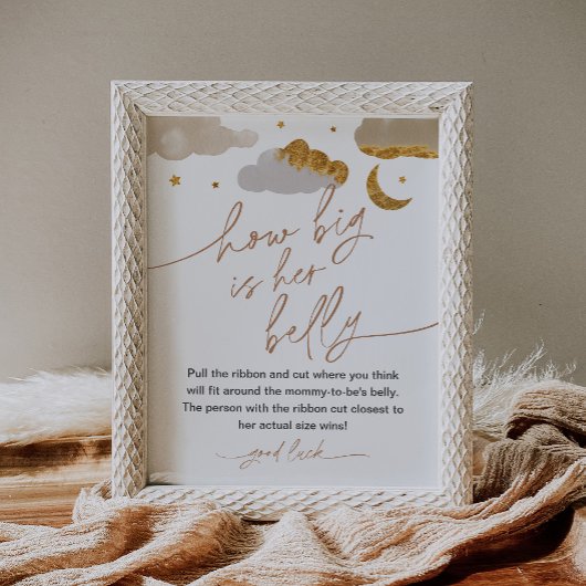 彼女のベリーゲームTwinkleスター赤ちゃんシャワーの大きさ ポスター