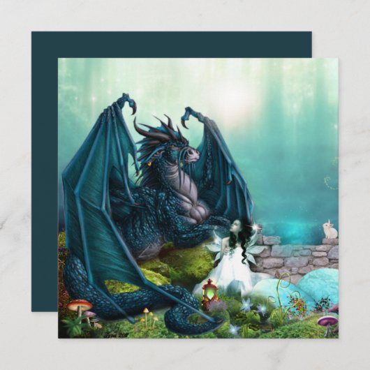 彼女のペットファンタジードラゴンと妖精 (正面/裏面)