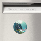 彼女のペットファンタジードラゴンと妖精 マグネット (インサイチュ (食洗機))